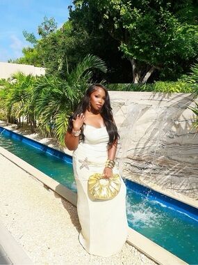 Cream Maxi Dress